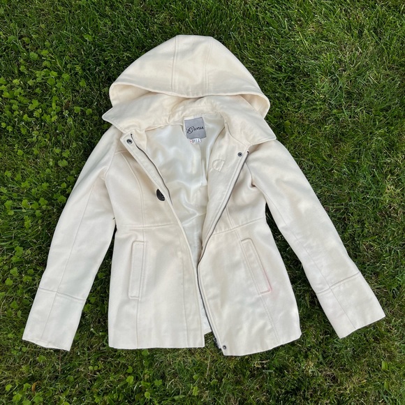 Guess Jackets & Blazers - Detachable Hood Warm Coat || GUESS